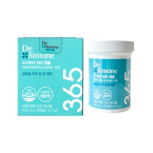 헥토헬스케어 드시모네 365 캡슐 우리 집 장 케어 450mg 30캡슐 (4개)