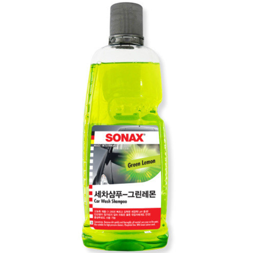 소낙스 세차샴푸 그린레몬 1L (1개)_이미지