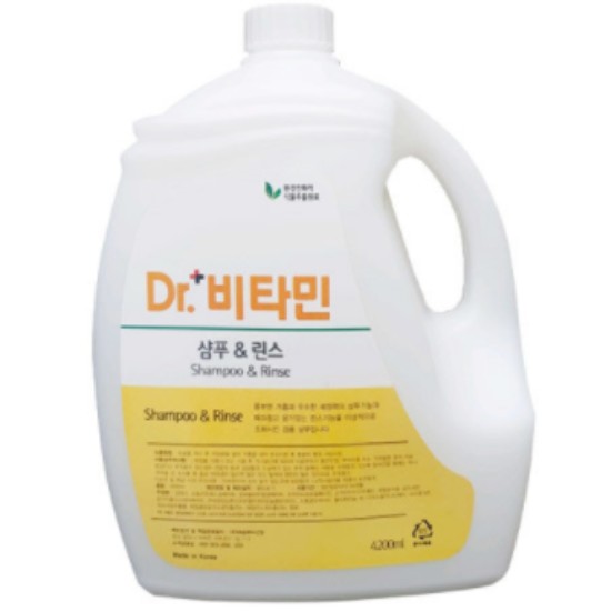 닥터비타민 샴푸&린스 4.2L