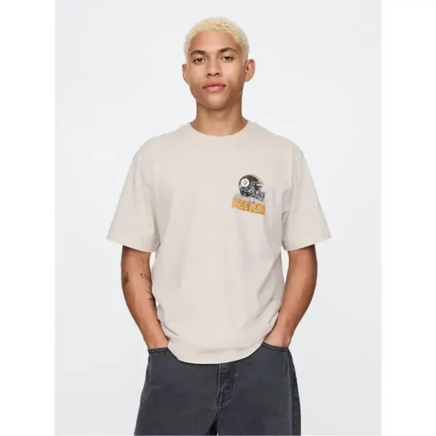 GAP 어덜트 성인 NFL 피츠버그 스틸러스 그래픽 티셔츠 Birch 10669852