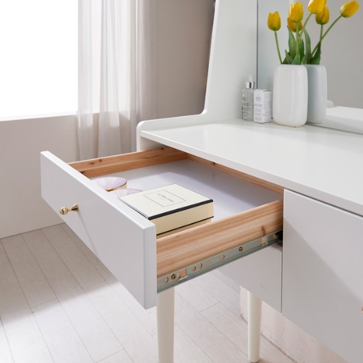 까미엘 고급 화이트 도장 콘솔 A형 800_이미지