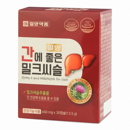 일양약품 일양 간에 좋은 밀크씨슬 30캡슐 (1개)
