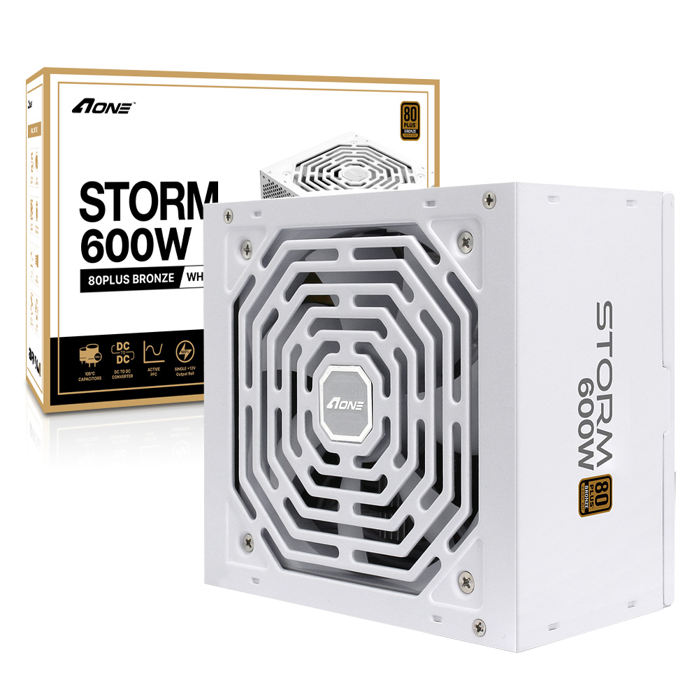 AONE STORM 600W 80PLUS브론즈 화이트