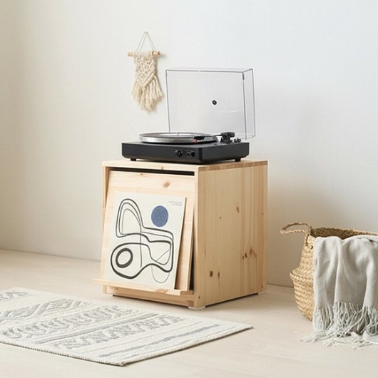 보루네오하우스 엘리브 모리 레드파인 원목 1단 수납장  400_이미지