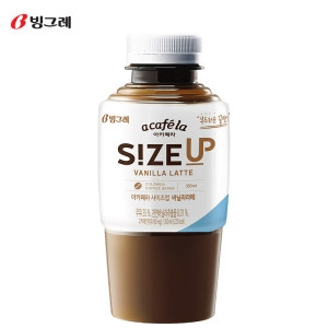 빙그레 아카페라 사이즈업 바닐라라떼 350ml (1개)_이미지