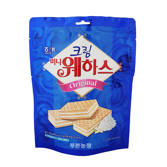 해태제과 크림 미니 웨하스 150g (1개)_이미지