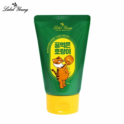 라벨영 쇼킹허니타이거크림 꿀먹은호랑이 속건조 피부결점케어 꿀보습