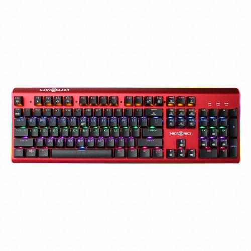 마이크로닉스 MANIC K735 엣지 RGB 카일박스축 (레드, 백축)_이미지