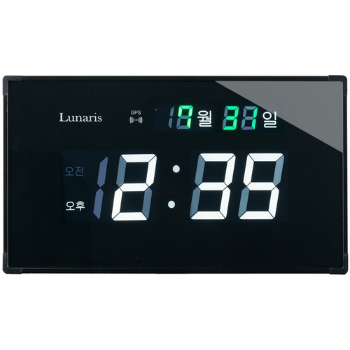 GPS 수신 디지털 전파 벽시계 (소)