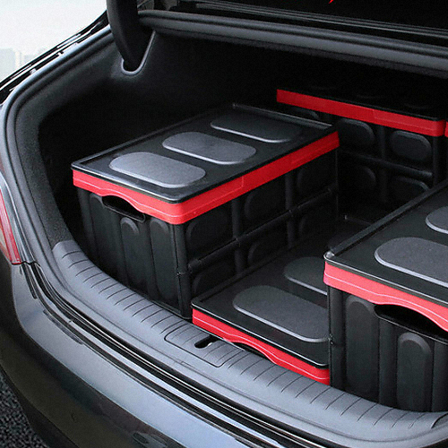 엑스오토 엑스핏 접이식 하드케이스M 트렁크정리함 28L (2개)_이미지