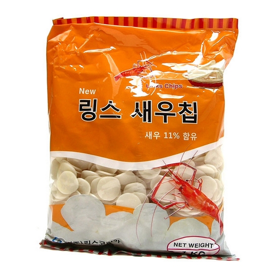 링스코리아 새우칩 1kg (12개)_이미지