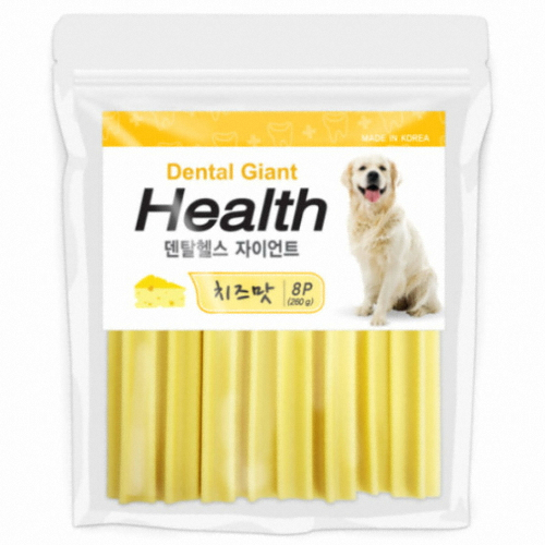 엠엔비물산 덴탈헬스플러스 자이언트 치즈 260g (8P) (6개)