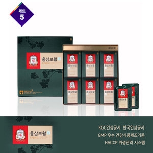 한국인삼공사 정관장 홍삼보활 40ml 30포 (5개)