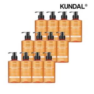 쿤달 맥주효모 탈모 샴푸 시트러스포멜로 500ml (12개)