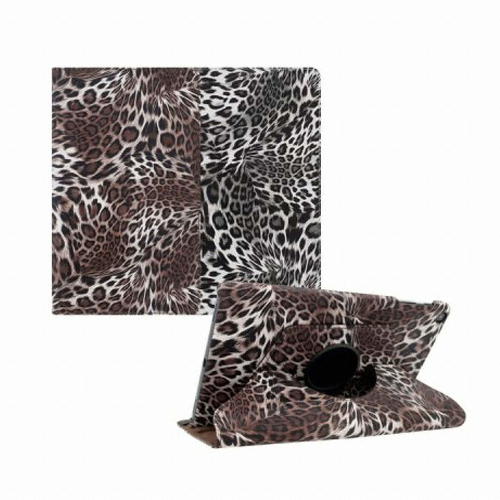 태블리스 iPad 7/8/9세대 호피 회전 다이어리 케이스 IK-27