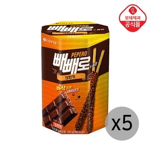 롯데제과 크런키 빼빼로 140g (5개)_이미지