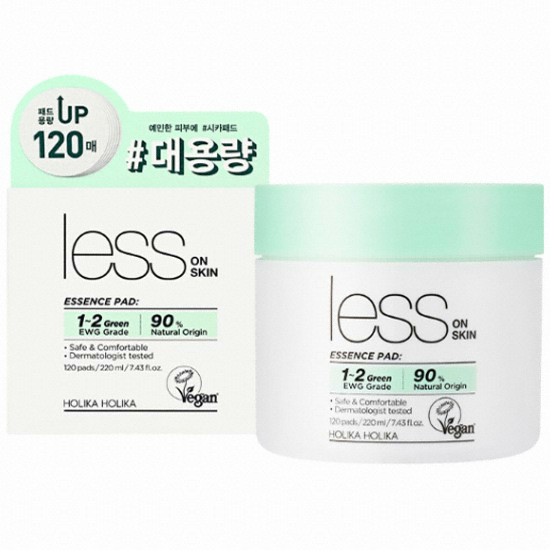 홀리카홀리카 레스온스킨 에센스 패드 120매 (1개)_이미지