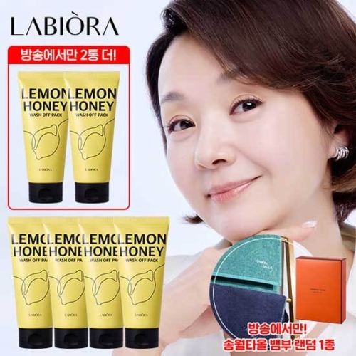 라비오라 레몬 허니 워시오프팩 150g (6개)