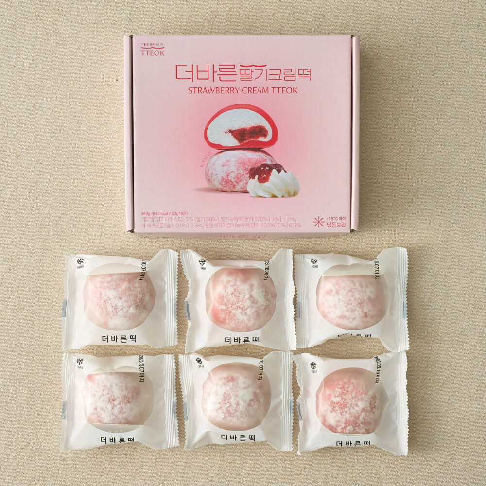 더바른 딸기크림떡 360g(1개)