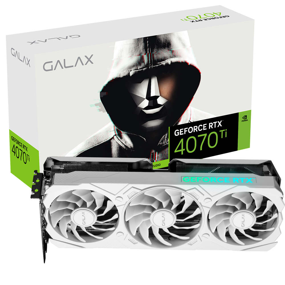 갤럭시 GALAX 지포스 RTX 4070 Ti EX GAMER WHITE OC D6X 12GB