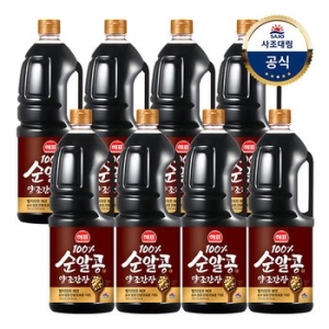 해표 순알콩 양조간장 1.8L (8개)_이미지