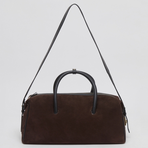 아카이브앱크 Large clip tote bag Suede brown _OVBAX24511BRW