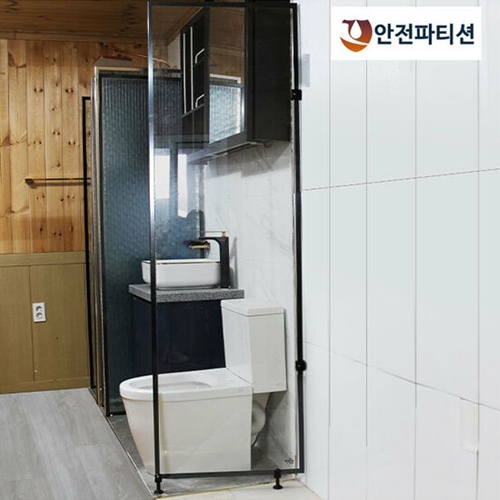 에코그린 AB210 투명 강화유리 안전파티션 600_이미지