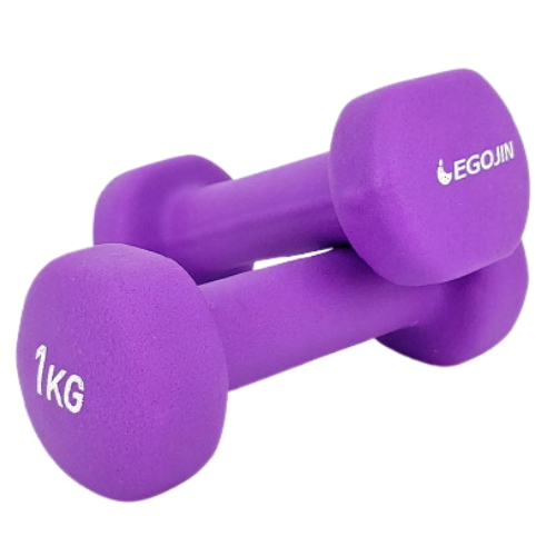 이고진 네오프렌 미용아령 세트 (1kg, 2개)