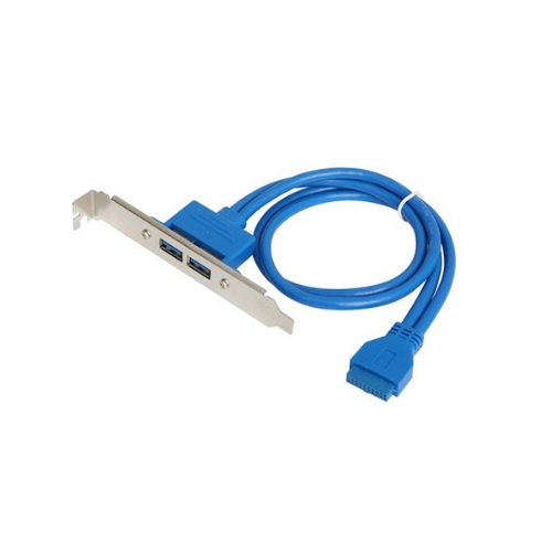 파워네트정보통신 파워랜 PL-U3B2P USB 3.0 2포트 확장 브라켓