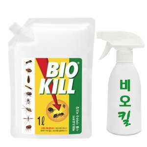 동성제약 살충제 비오킬 파우치 1L + 분무기-비오킬 1L 파우치 +분무기_이미지