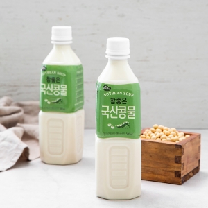 맑은물에 국산 연천콩 콩물 500ml (2개)_이미지