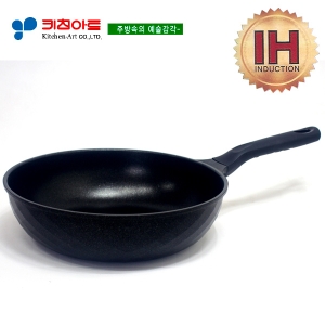 키친아트 꼬뜨 실버 IH 궁중팬 (26cm+유리뚜껑)