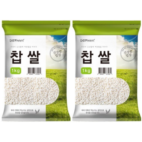 대구농산 건강한밥상 찹쌀 1kg (2개)