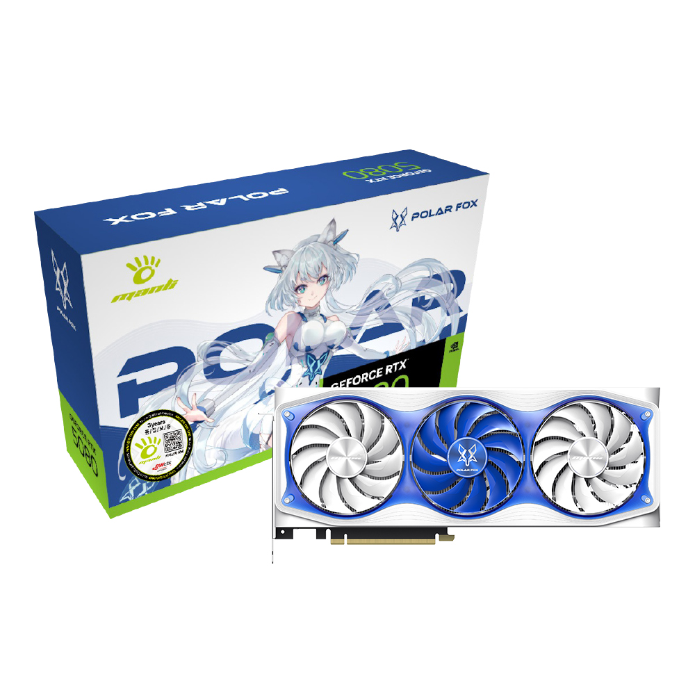 MANLI ������ RTX 5080 Polar Fox OC D7 16GB �����Ƽ����