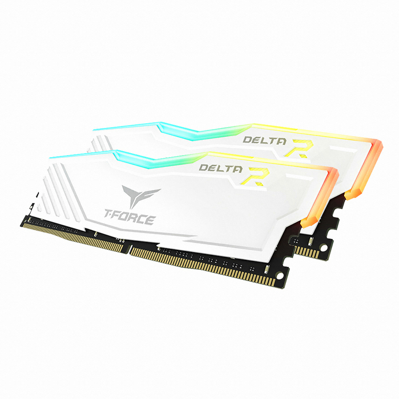TeamGroup T-Force DDR4-2400 CL15 Delta RGB 화이트 패키지 (8GB(4Gx2))_이미지