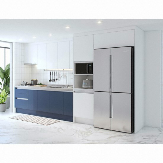 아너스가구 루이8000 인디고블루 페트 ㅡ자 (~1.4m)_이미지