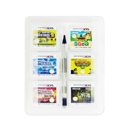 경문엔터테인먼트 겜맥 3DS XL 네로 게임팩 케이스 28in1