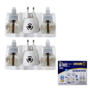 홈매트 헨켈 제로 전자모기향 리퀴드세트 훈증기2개+리필 45일 4_이미지