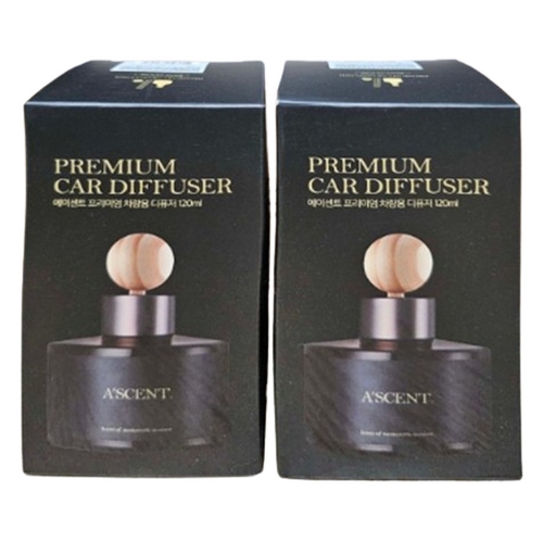 에이센트 차량용 디퓨저 방향제 120ml (2개)_이미지