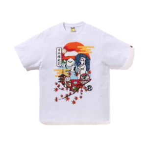 베이프 반팔티 JAPAN CULTURE AUTUMN APE HEAD TEE 1K72-110-171