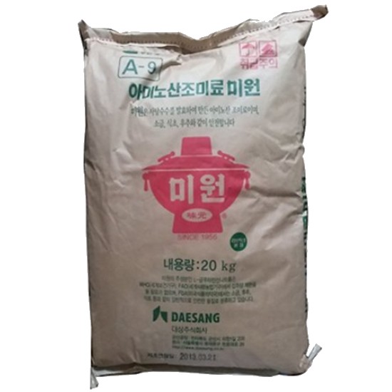 대상 아미노산 미원 20kg이미지입니다. 누르면 해당 게시물로 새창이동합니다.