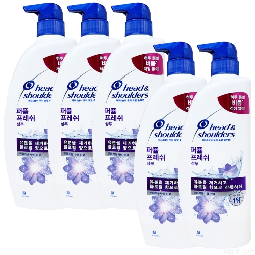 헤드앤숄더 퍼퓸프레쉬 샴푸 800ml (5개)_이미지