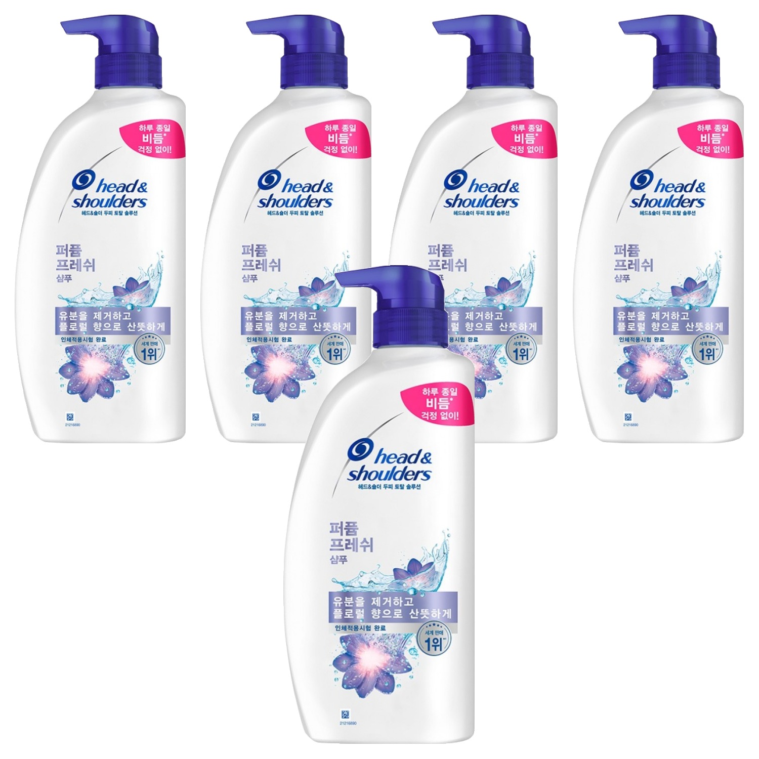 헤드앤숄더 퍼퓸프레쉬 샴푸 800ml (5개)_이미지