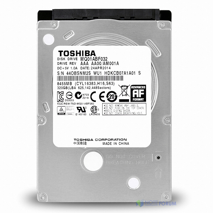 도시바 MQ01ABF 5400/8M/노트북용 (320GB, MQ01ABF032)
