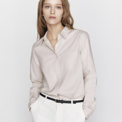 지오다노 여자 봄 가을 옥스포드 클래식 셔츠 650234_s_이미지