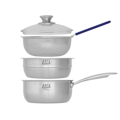 AMT  316Ti 샤프 스마트쿡 (본체+찜기+채망+뚜껑)