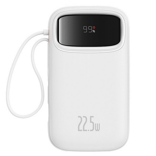 베이스어스 PD 22.5W Qpow2 듀얼 케이블 보조배터리 PPQD3-10 10000mAh이미지입니다. 누르면 해당 게시물로 새창이동합니다.