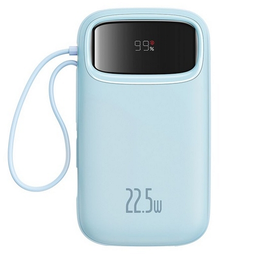 베이스어스 PD 22.5W Qpow2 듀얼 케이블 보조배터리 PPQD3-10 10000mAh_이미지
