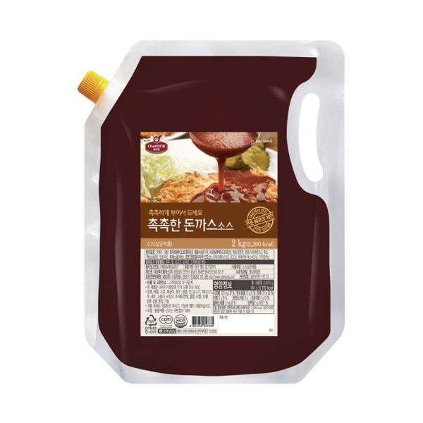 쉐프원 촉촉한 돈까스 소스 2kg (3개)_이미지