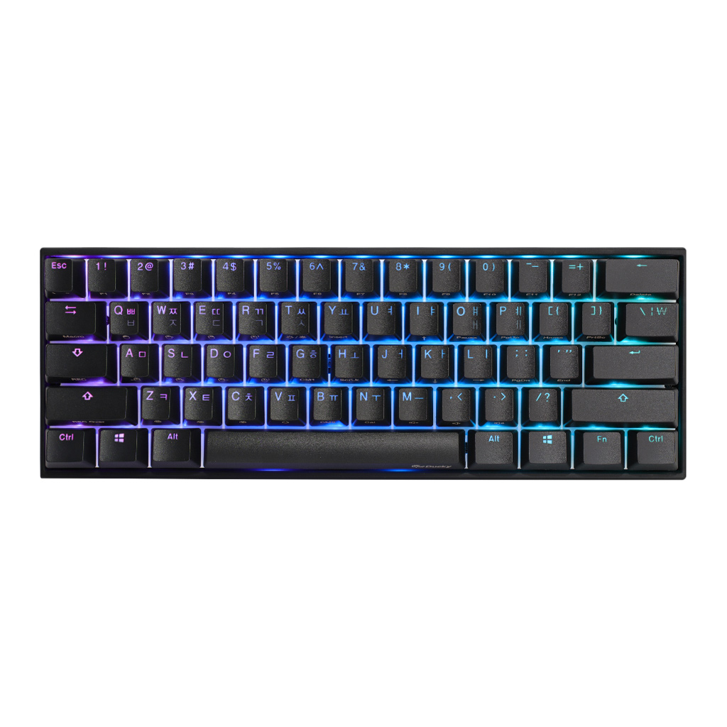 Ducky MECHA MINI RGB PBT 이중사출 한글 (스피드 은축)_이미지